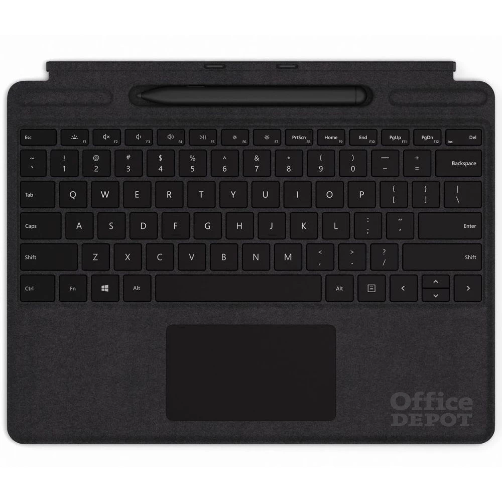 Microsoft Surface Go HUN fekete billentyűzetes tok