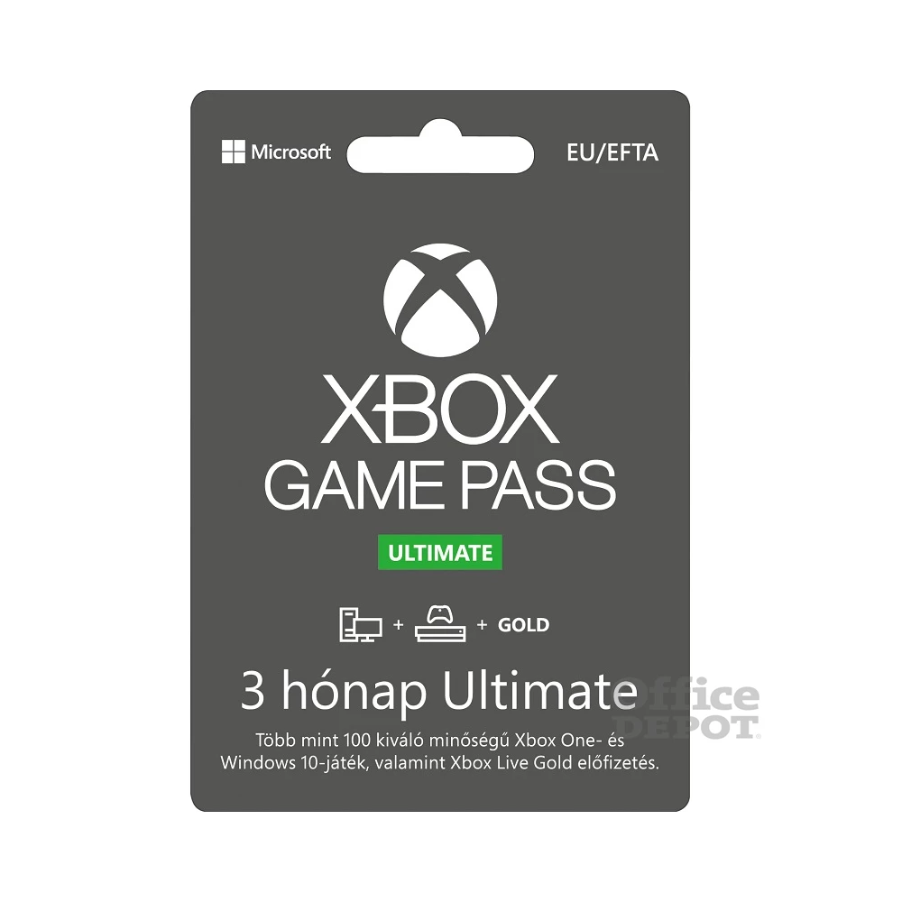 Microsoft Xbox Game Pass Ultimate 3 hónapos előfizetés