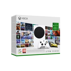 Microsoft Xbox Series S 512GB fehér játékkonzol + XBOX Game Pass Ultimate 3 hónapos előfizetés letöltőkód Microsoft Xbox Series S 512GB fehér játékkonzol + XBOX Game Pass Ultimate 3 hónapos előfizetés letöltőkód