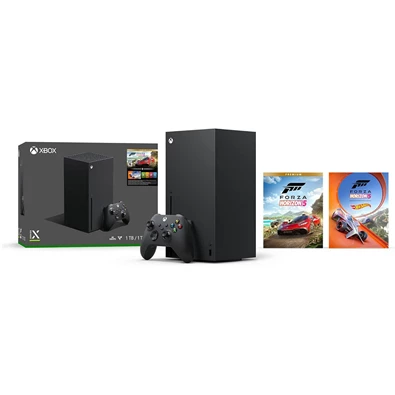 Microsoft Xbox Series X 1TB fekete játékkonzol + Forza Horizon 5 Premium játékszoftver Microsoft Xbox Series X 1TB fekete játékkonzol + Forza Horizon 5 Premium játékszoftver