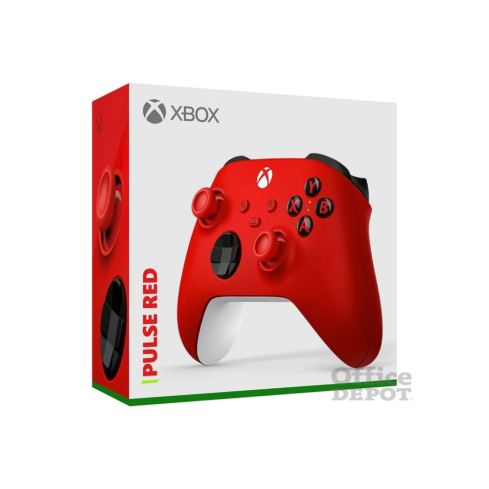 Microsoft QAU-00012 Xbox Series X|S/Xbox One vezeték nélküli piros kontroller