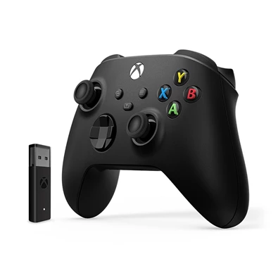 Microsoft Xbox fekete vezeték nélküli kontroller + Windows 10 USB adapter Microsoft Xbox fekete vezeték nélküli kontroller + Windows 10 USB adapter