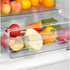 Midea MDRB369FGE01 fehér, alulfagyasztós, Hűtő: 197L, Fagyasztó:65L, hűtőszekrény