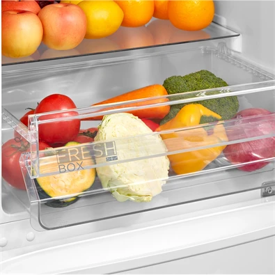 Midea MDRB369FGE01 fehér, alulfagyasztós, Hűtő: 197L, Fagyasztó:65L, hűtőszekrény