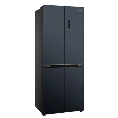 Midea MDRF632FIE45 inox, négyajtós, Hűtő:305L, Fagyasztó:169L, No frost hűtőszekrény