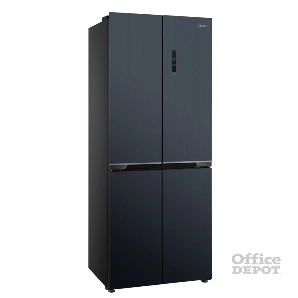 Midea MDRF632FIE45 inox, négyajtós, Hűtő:305L, Fagyasztó:169L, No frost hűtőszekrény