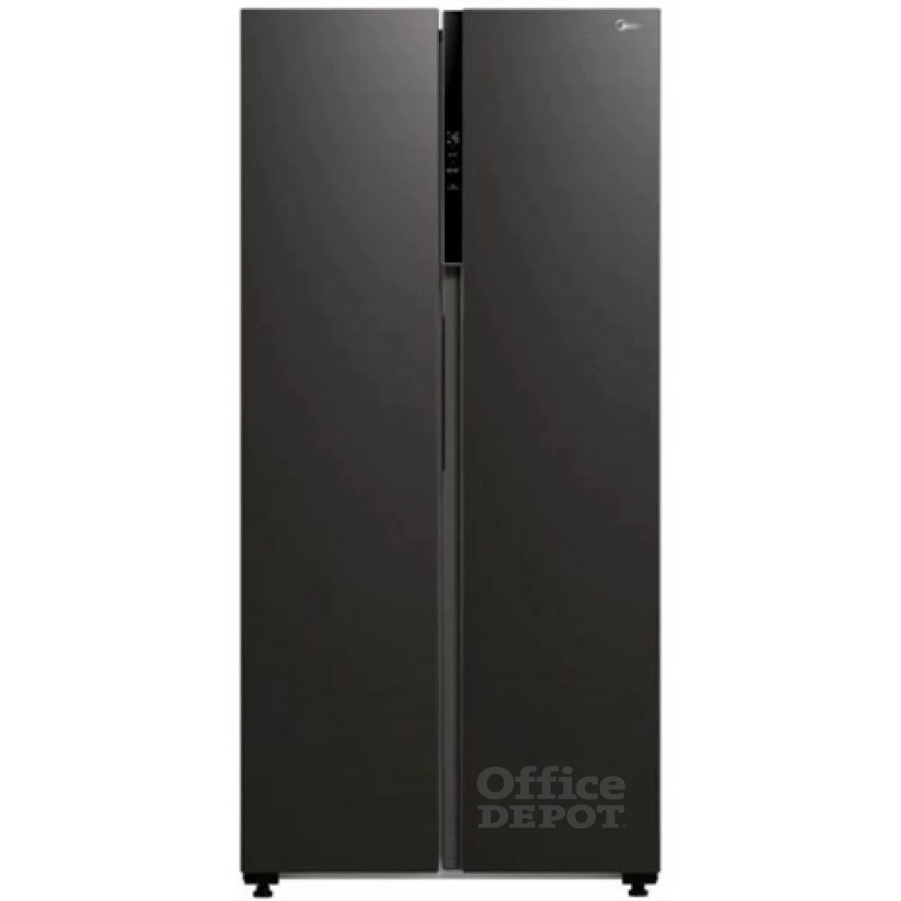 Midea MDRS619FIE28 fekete, Side-by-Side, Hűtő:271L, Fagyasztó:189L, No frost hűtőszekrény