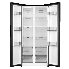 Midea MDRS619FIE45 inox, Side-by-side, Hűtő:271L, Fagyasztó:189L, No frost hűtőszekrény