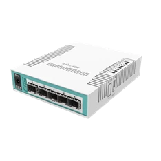 MikroTik CRS106-1C-5S 5xSFP 1xCombo port (SFP/GbE LAN) asztali Cloud Router Switch MikroTik CRS106-1C-5S 5xSFP 1xCombo port (SFP/GbE LAN) asztali Cloud Router Switch