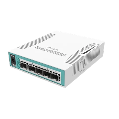 MikroTik CRS106-1C-5S 5xSFP 1xCombo port (SFP/GbE LAN) asztali Cloud Router Switch MikroTik CRS106-1C-5S 5xSFP 1xCombo port (SFP/GbE LAN) asztali Cloud Router Switch