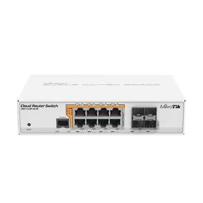 MikroTik CRS112-8P-4S-IN 8port GbE LAN PoE 4xSFP port Cloud Router Switch MikroTik CRS112-8P-4S-IN 8port GbE LAN PoE 4xSFP port Cloud Router Switch