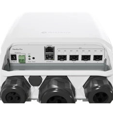 MikroTik CRS305-1G-4S+OUT FiberBox Plus L5 1xGbE LAN 4x SFP+ kültéri Cloud Router Switch MikroTik CRS305-1G-4S+OUT FiberBox Plus L5 1xGbE LAN 4x SFP+ kültéri Cloud Router Switch