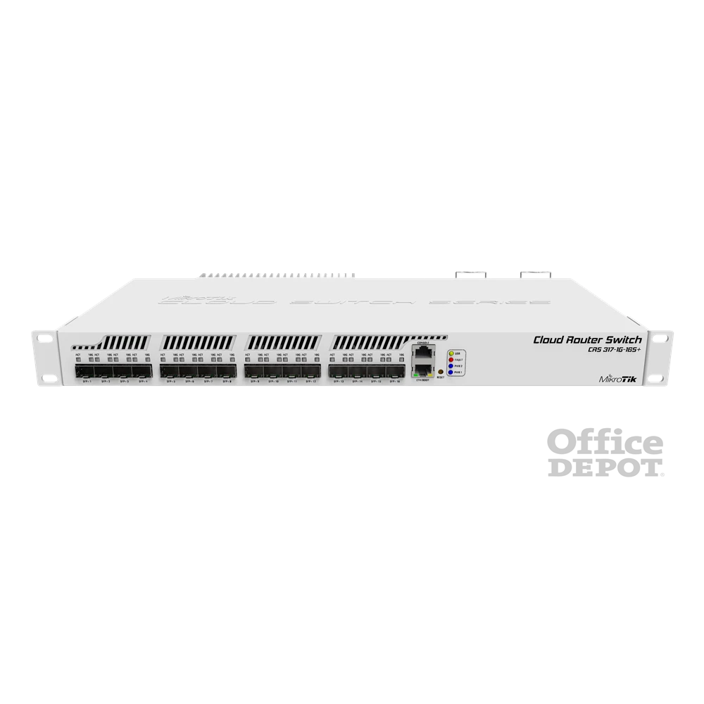 MikroTik CRS317-1G-16S+RM 1xGbE LAN, 16xSFP+, 19" Rackmount Cloud Router Switch