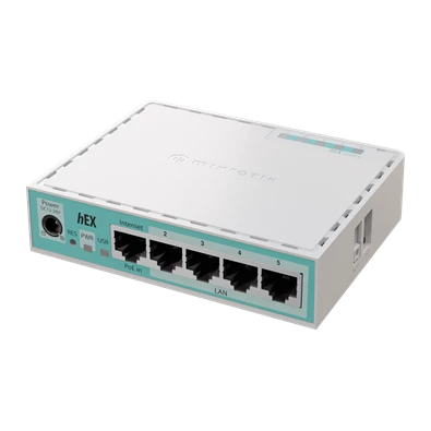 MikroTik hEX (2024 verzió) E50UG L4 512MB 5xGbE LAN port router