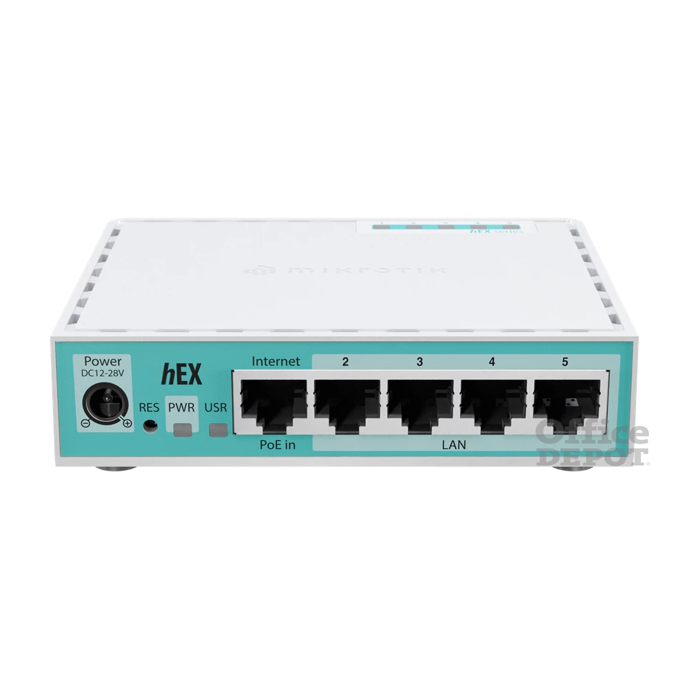 MikroTik hEX (2024 verzió) E50UG L4 512MB 5xGbE LAN port router