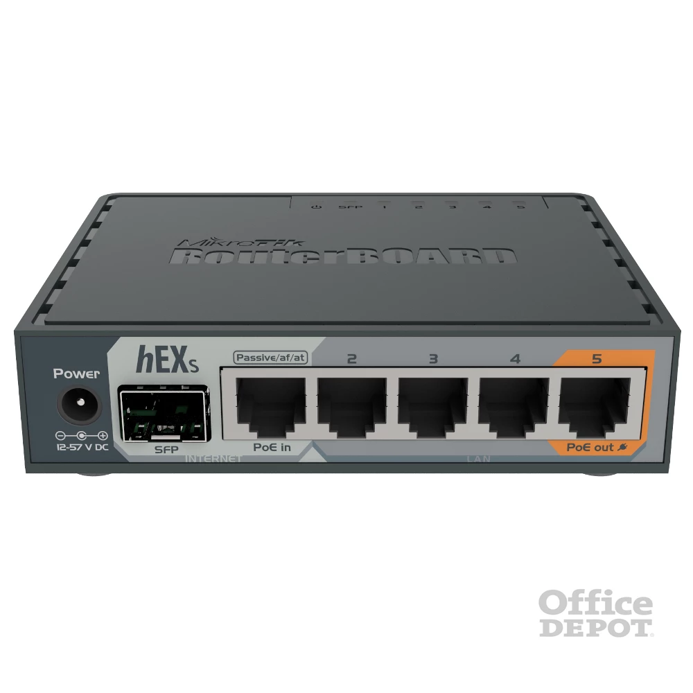 MikroTik hEX S RB760iGS L4 256MB 5x GbE port 1x GbE SFP router