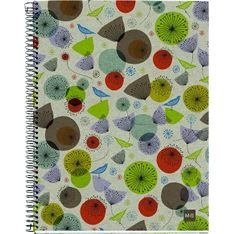 Miquelrius Ecobirds A5 4x30lapos kockás spirálfüzet Miquelrius Ecobirds A5 4x30lapos kockás spirálfüzet