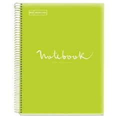 Miquelrius Emotions A5 PP 120 lapos lime kockás spirálfüzet Miquelrius Emotions A5 PP 120 lapos lime kockás spirálfüzet