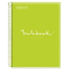 Miquelrius Emotions A5 PP 120 lapos lime vonalas spirálfüzet