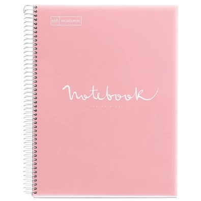 Miquelrius Emotions A5 PP 120 lapos pink kockás spirálfüzet Miquelrius Emotions A5 PP 120 lapos pink kockás spirálfüzet
