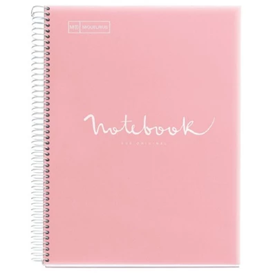 Miquelrius Emotions A5 PP 120 lapos pink vonalas spirálfüzet Miquelrius Emotions A5 PP 120 lapos pink vonalas spirálfüzet