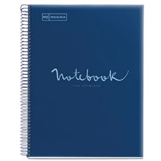 Miquelrius Emotions A5 PP 120 lapos s.kék kockás spirálfüzet Miquelrius Emotions A5 PP 120 lapos s.kék kockás spirálfüzet