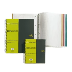 Miquelrius Recycled A4 4x30lapos kockás spirálfüzet Miquelrius Recycled A4 4x30lapos kockás spirálfüzet