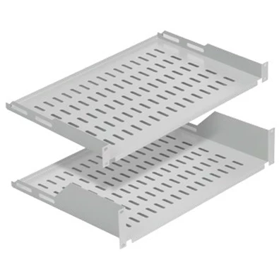 Mirsan Rack 19" fekete 400mm mély polc