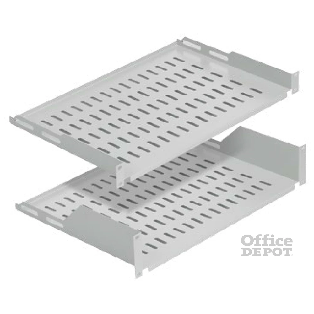 Mirsan Rack 19" fekete 400mm mély polc