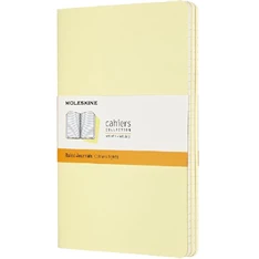Moleskine Cahier CH016M23 3db/csomag élénk sárga "L" vonalas jegyzetfüzet