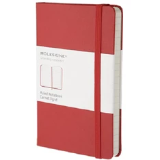 Moleskine MM710R kemény piros "P" vonalas notesz Moleskine MM710R kemény piros "P" vonalas notesz