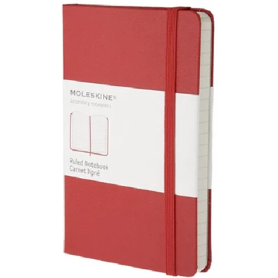 Moleskine MM710R kemény piros "P" vonalas notesz Moleskine MM710R kemény piros "P" vonalas notesz