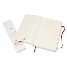 Moleskine Notesz Qp616F2 Puha Skarlát Piros "L" Vonalas Moleskine Notesz Qp616F2 Puha Skarlát Piros "L" Vonalas