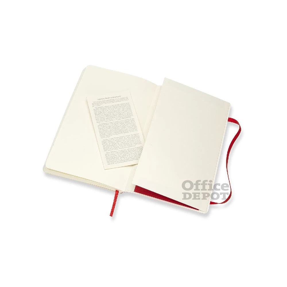 Moleskine Notesz Qp618F2 Puha Skarlát Piros "L" Sima