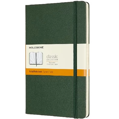 Moleskine QP060K15 kemény mirtusz zöld "L" vonalas notesz Moleskine QP060K15 kemény mirtusz zöld "L" vonalas notesz