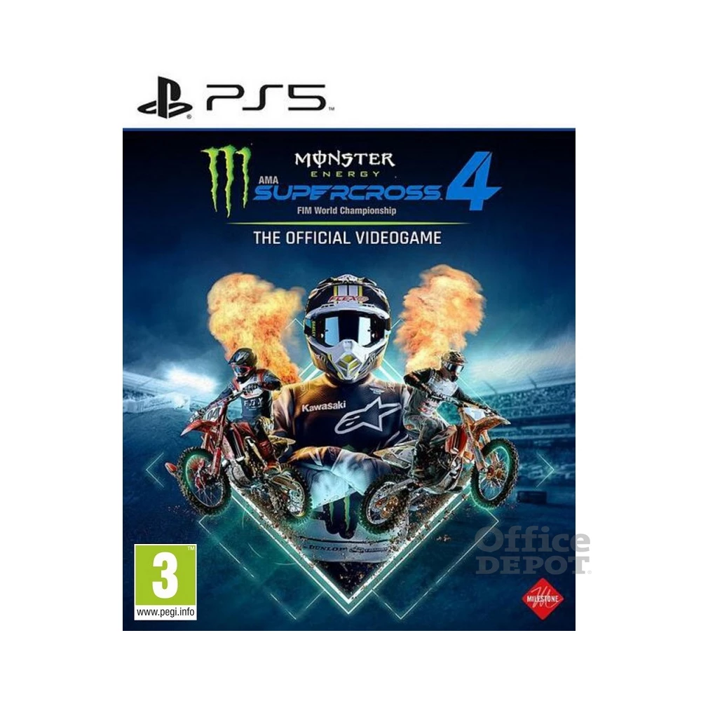 Monster Energy Supercross 4 PS5 játékszoftver