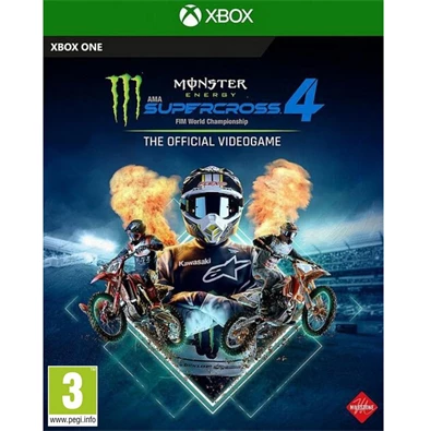 Monster Energy Supercross 4 Xbox One játékszoftver Monster Energy Supercross 4 Xbox One játékszoftver