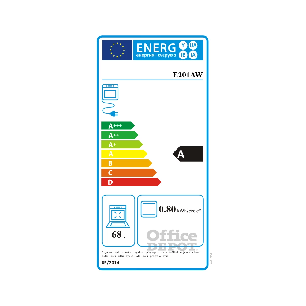 Mora E201AW fehér, szabadonálló, vasmagos, főzőzóna: 4, sütő:68L, grill, tűzhely