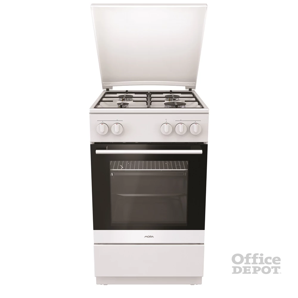 Mora P151BW fehér, szabadonálló, gáz, főzőzóna: 4, sütő:70L, tűzhely