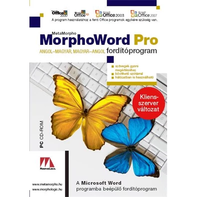 Morphologic MorphoWord Pro hálózatos fordítóprogram-csomag szoftver Morphologic MorphoWord Pro hálózatos fordítóprogram-csomag szoftver