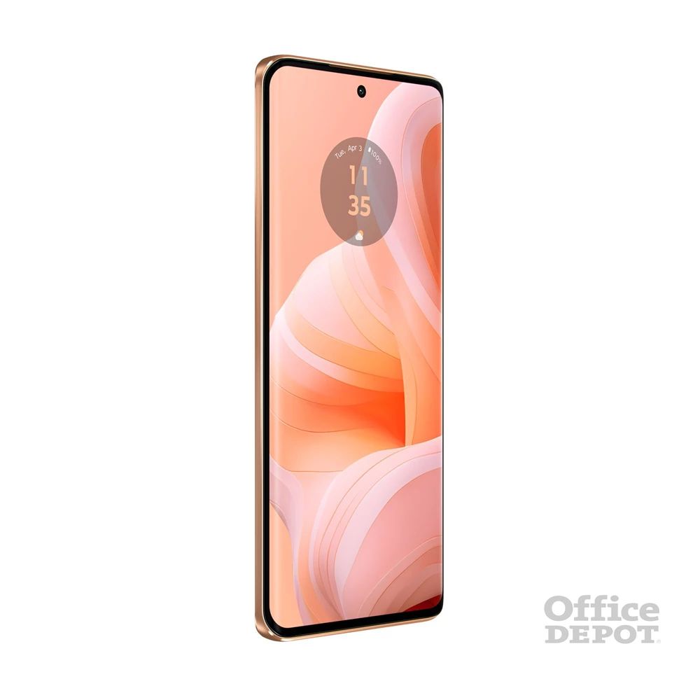 Motorola Edge 40 Neo 12/256GB DualSIM kártyafüggetlen okostelefon - Peach Fuzz (Android) (Újracsomagolt)