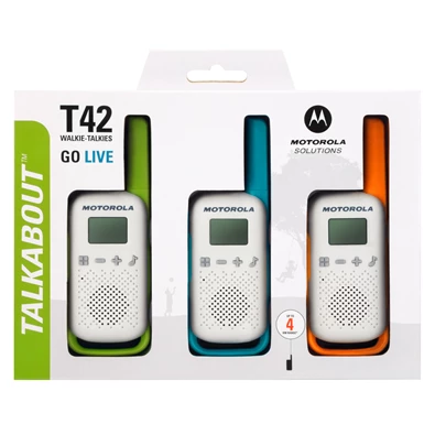 Motorola Talkabout T42 Triple Pack walkie talkie (3db) Motorola Talkabout T42 Triple Pack walkie talkie (3db)