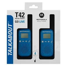 Motorola Talkabout T42 kék walkie talkie (2db) Motorola Talkabout T42 kék walkie talkie (2db)