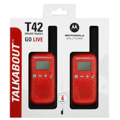 Motorola Talkabout T42 piros walkie talkie (2db) Motorola Talkabout T42 piros walkie talkie (2db)