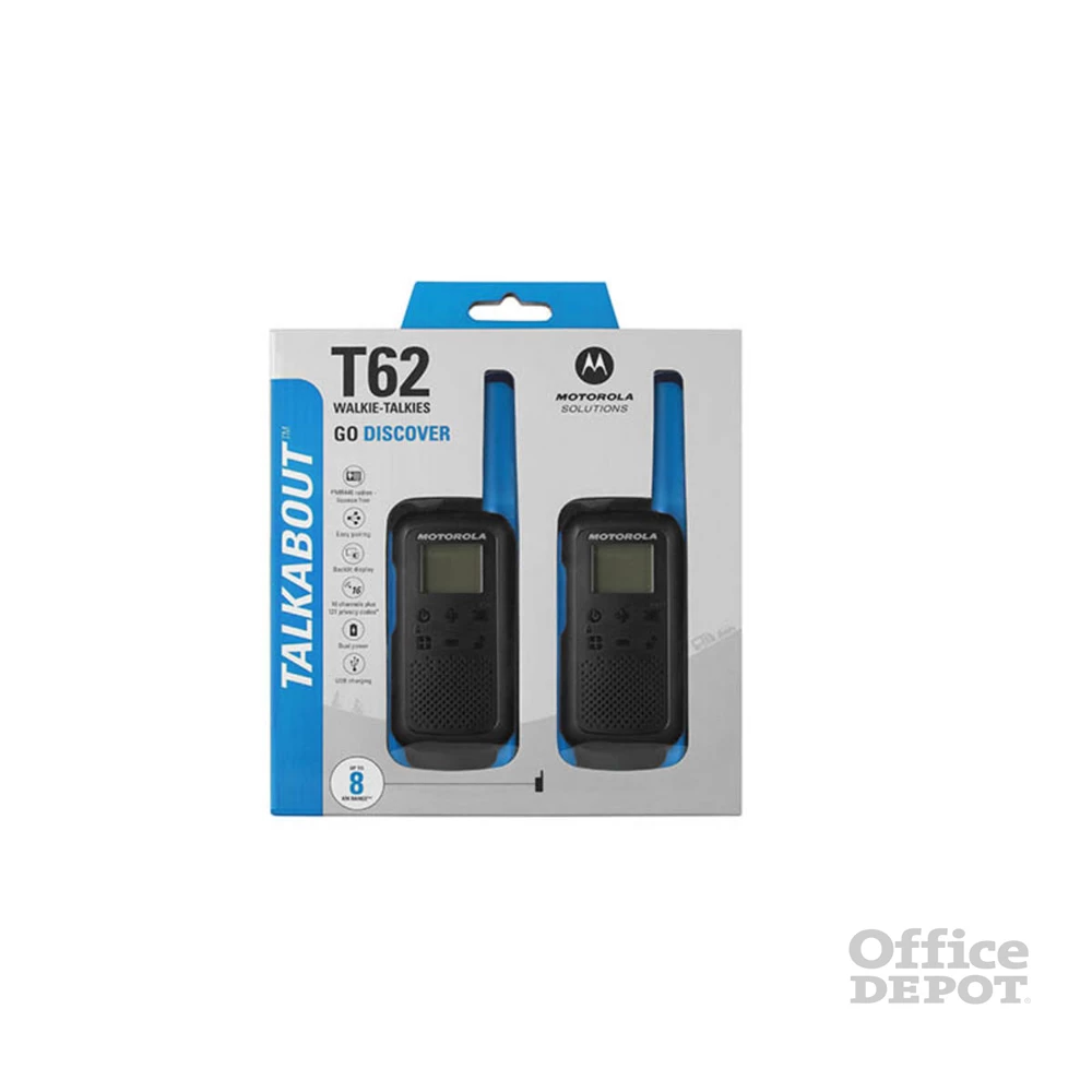 Motorola Talkabout T62 kék walkie talkie (2db)