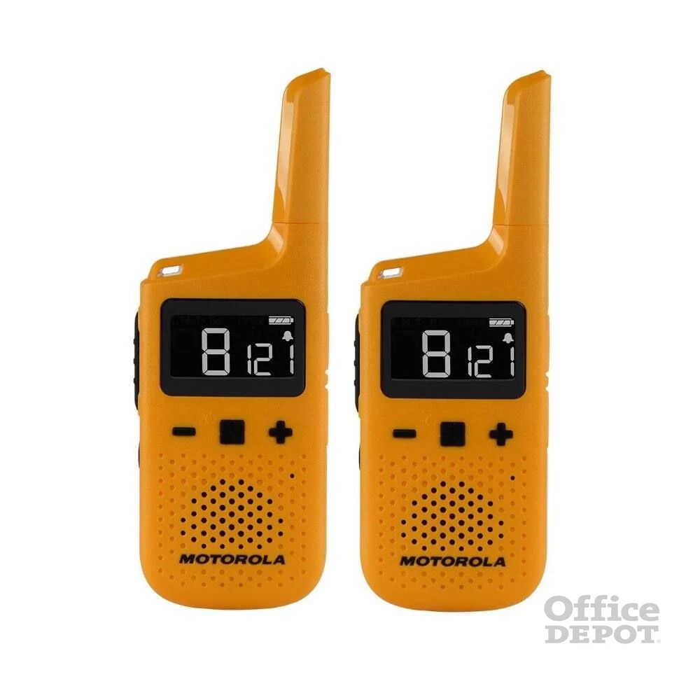Motorola Talkabout T72 sárga walkie talkie (2db) + EU/UK adapter