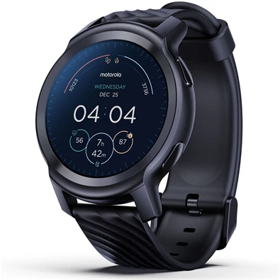 Motorola Watch 100 szilikon pántos fekete okosóra Motorola Watch 100 szilikon pántos fekete okosóra