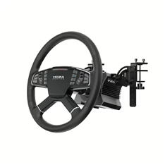 Moza Racing Trucking PC szimulátor szett - Kamion/Traktor, DD, R5 bázis, TSW kormány, SR-P Lite pedál, bilincs Moza Racing Trucking PC szimulátor szett - Kamion/Traktor, DD, R5 bázis, TSW kormány, SR-P Lite pedál, bilincs