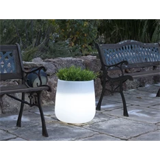 NGA Camelia 80 46,5x79cm fehér LED kaspó NGA Camelia 80 46,5x79cm fehér LED kaspó