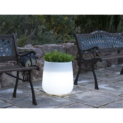 NGA Camelia 80 46,5x79cm fehér LED kaspó NGA Camelia 80 46,5x79cm fehér LED kaspó